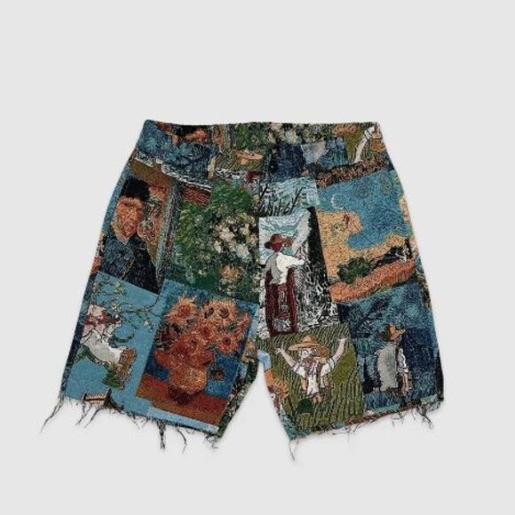 Van Gogh Tapestry Shorts - Picture 1 of 3